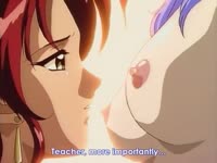Horny hentai lesbian wants to fuck her sexy classmate